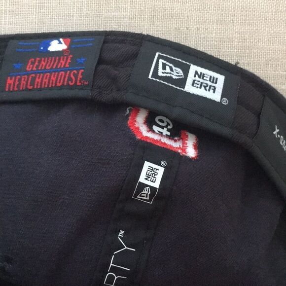 New old logo MLB New Era Cleveland Indians Chief Wahoo Fitted baseball cap XS - Picture 3 of 4